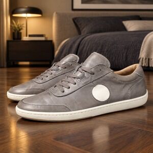 Piloti Avenue Gray Leather Driving Sneakers Portugal Men's US 11.5 EU 46